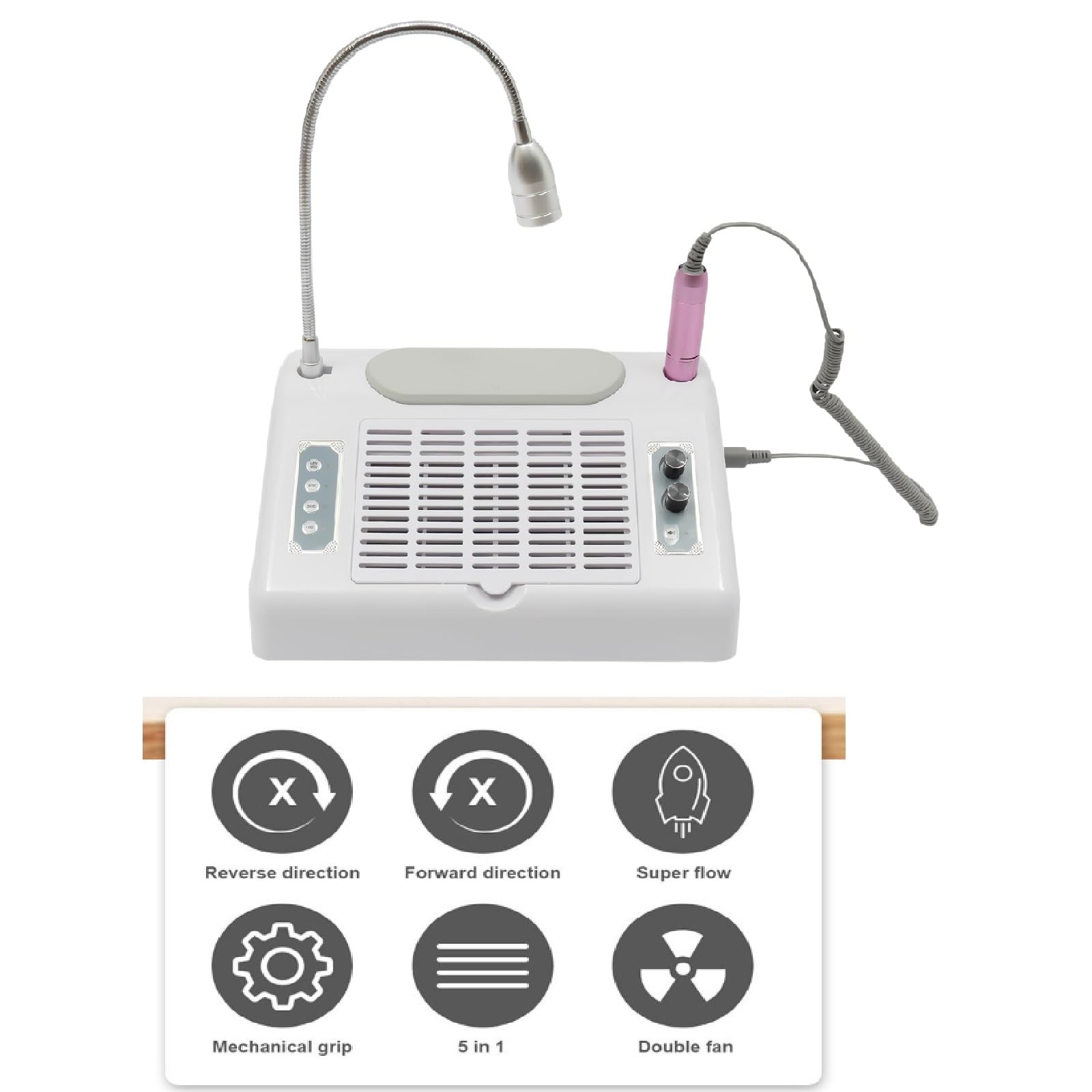 Amazon.com: 5 in 1 Manicure Machine Electric Nail Drill Machine,48