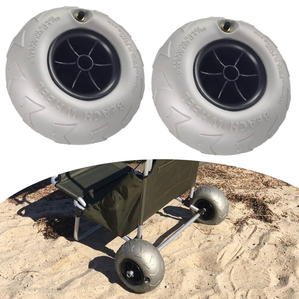 Breite Strandkarre Räder 115mm Profil Anti-Einsinken
