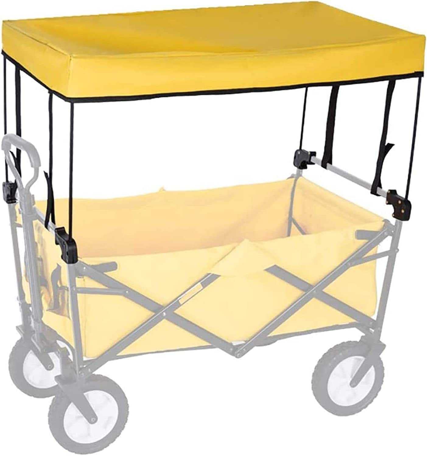 Copertura pieghevole del baldacchino del carro - Accessori portatile del carrello del carrello con la spinta della mano pieghevole e il baldacchino della tenda per giardino