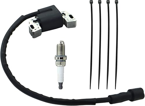 595304 Bobina de encendido Magneto Armadura para BS 17HP 17.5HP 19.5HP 20HP Intek OHV Cortacésped Motores con bujía Reemplazar para Briggs 799650