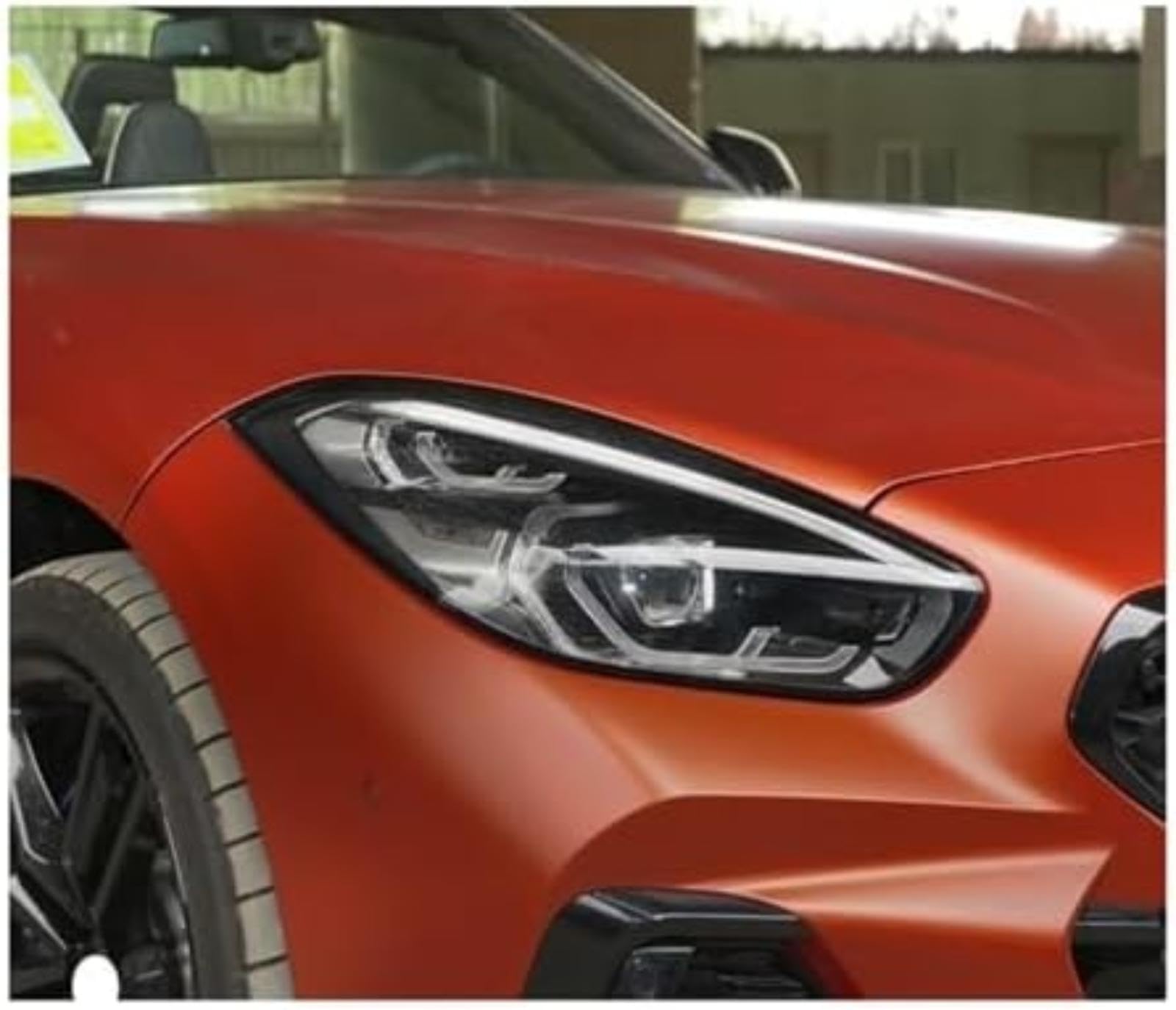 Dla BMW Z4 G29 2019-2022 osłona samochodu pokrywa reflektor samochodowy soczewka reflektora szklana soczewka przednie lampy włączony kierunkowskaz Lampka sygnalizacyjna w (Left side)