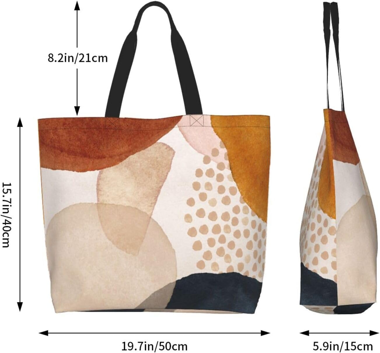 Camouflage Camo Large Tote Bag Casual Shoulder Bags Reusable Grocery Handbag For Women Travel Shopping Gym - Image 6