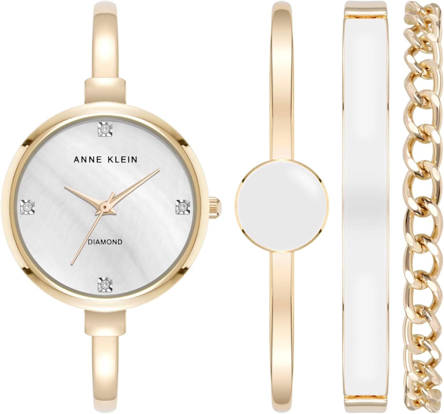 Women's Bangle Watch and Bracelet Set