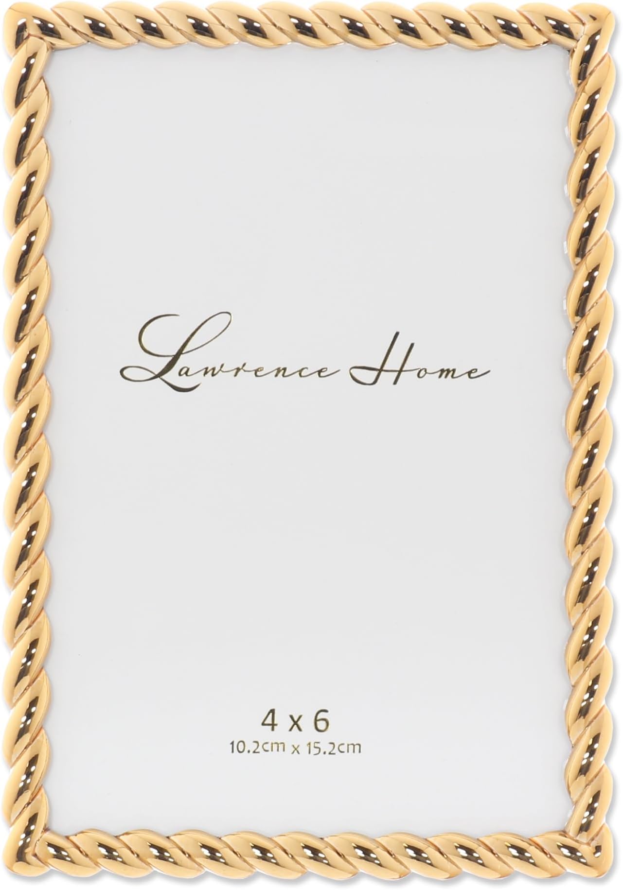 Lawrence Frames 4x6 ゴールデンロープ写真フレーム(712046)