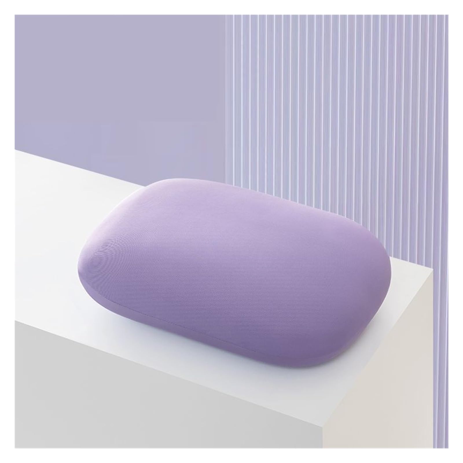 BNVEWR Pectin Pillow, Multifunction Memory Foam Neck Pillow Slow Rebound Soft Travel for Sleeping Cervical Health Massa Nap Pillows,Breathable(Purple)