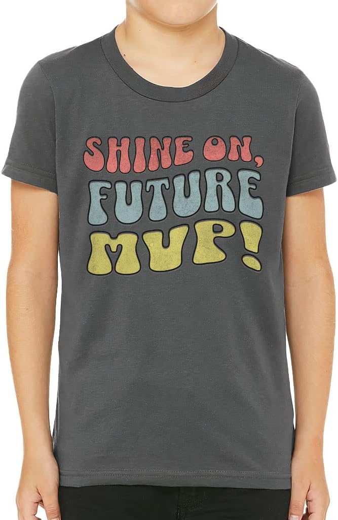 Basketball Themed Kids' T-Shirt - MVP T-Shirt - Cool Art Tee Shirt for Kids