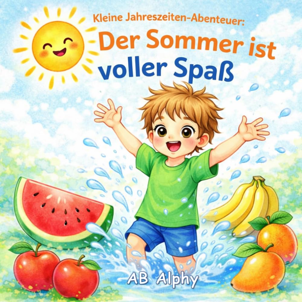 Kleine Jahreszeiten-Abenteuer: Der Sommer ist voller Spaß: Eine fröhliche Sommergeschichte für Kinder über Sonne, Strand und Spielen im Freien (3–5 Jahre)