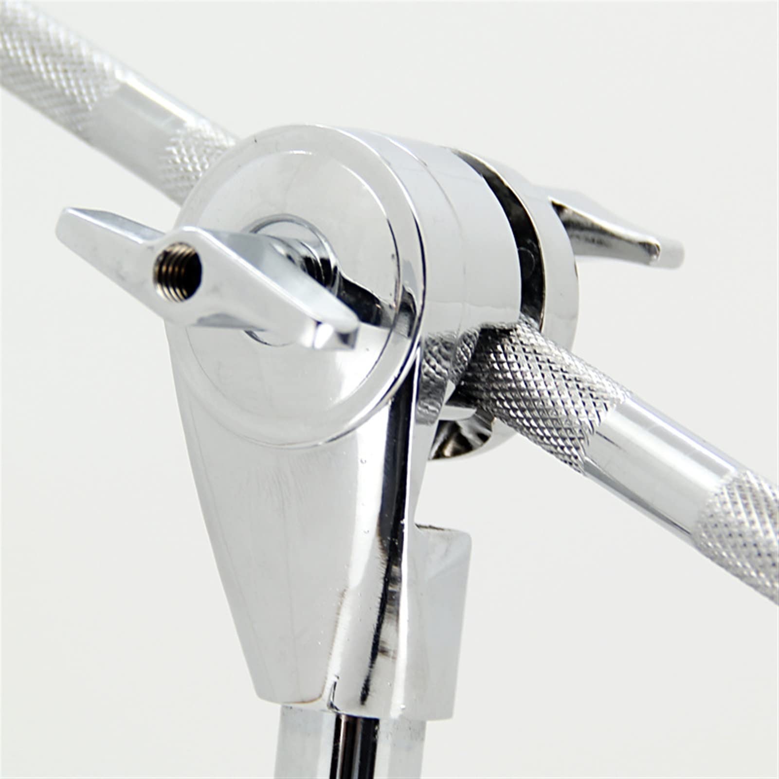 FLFL Soporte para platillo inclinable Cymbal Stand Drum Kit Dingding Placa De Placa De Plateado Cymbal Soporte De Címbalo Varilla Oblicua Tenedor Colgante