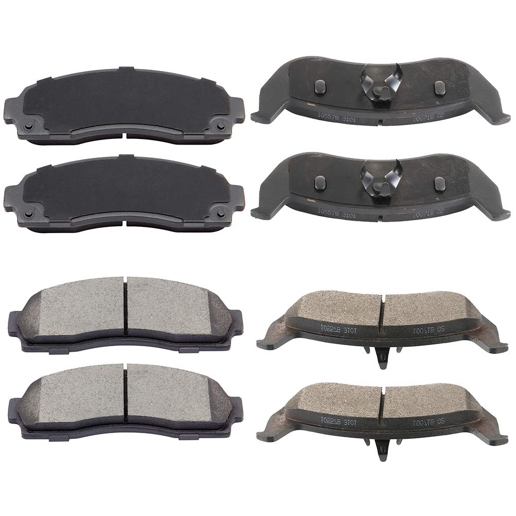 cciyu D833 D932 Front &amp; Rear Professional Ceramic Brake Pads Set fit For 2010-2011 For Ford Ranger,2010 For Mazda B2300 RWD