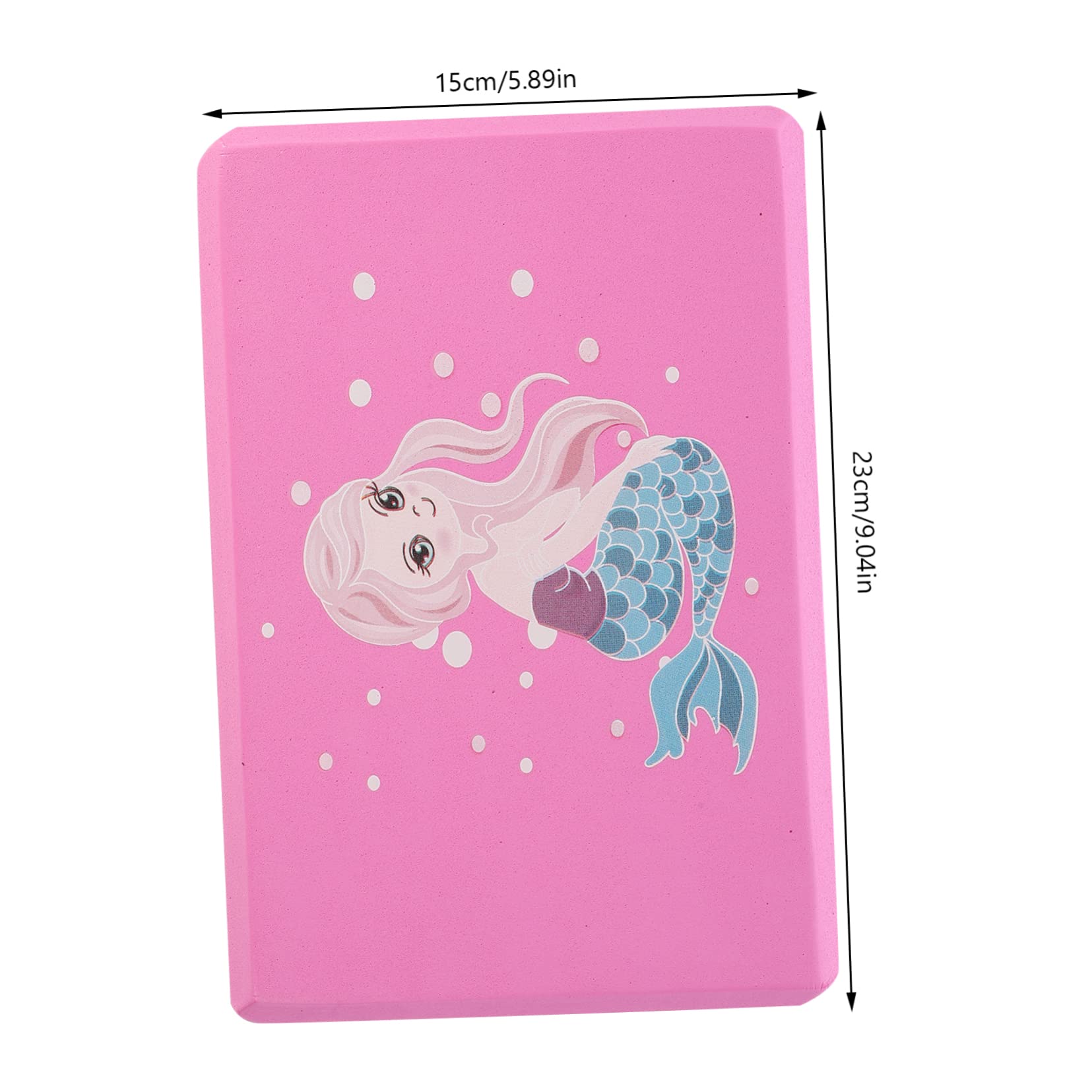ifundom Yoga Training Block Slip Resistance Brick for Dancers Lightweight Durable Support Tool for Yoga for Stretching Relaxation Mermaid