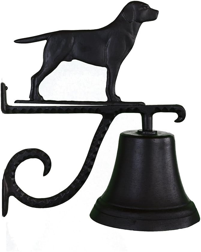 Featured Product Montague Metal Products Cast Bell with Black Retriever Super Brands Montague Metal Products Cast Bell with Black Retriever