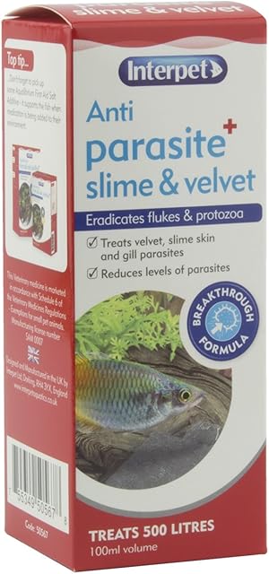 Interpet Anti Parasite Slime and Velvet Aquarium Fish Treatment, 100 ml