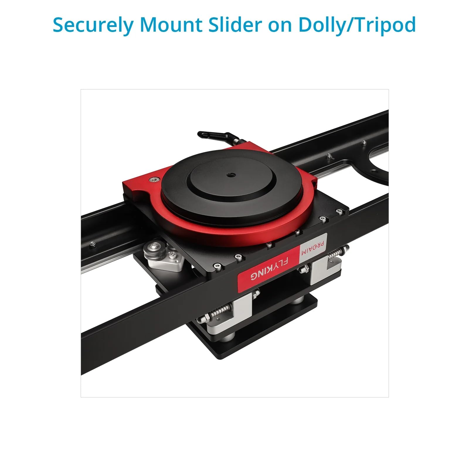 Curseur de précision PROAIM Flyking de 60 cm (Montage sur Bol) avec Rotation à 360° et butée Souple Antichoc. Compatible avec trépied Mitchell/Bowl. Charge utile jusqu'à 70 kg. (P-FK-2-BL)