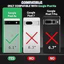 TheGiftKart Ultra-Hybrid Crystal Clear Back Case Cover for Google Pixel 6A | Shockproof Design | Hard Back Cover Case for Google Pixel 6A (PC & TPU, Transparent) gallery image