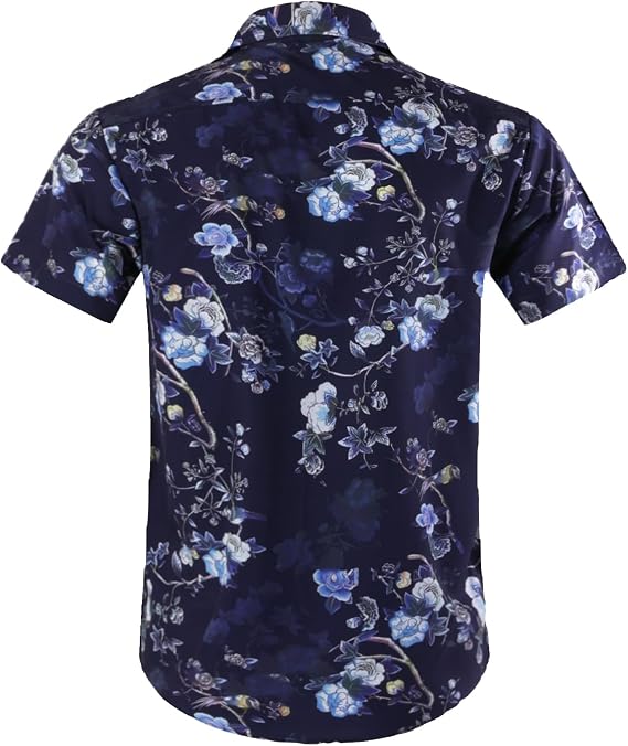 Allsense Men's Short-Sleeve Hawaiian Shirt