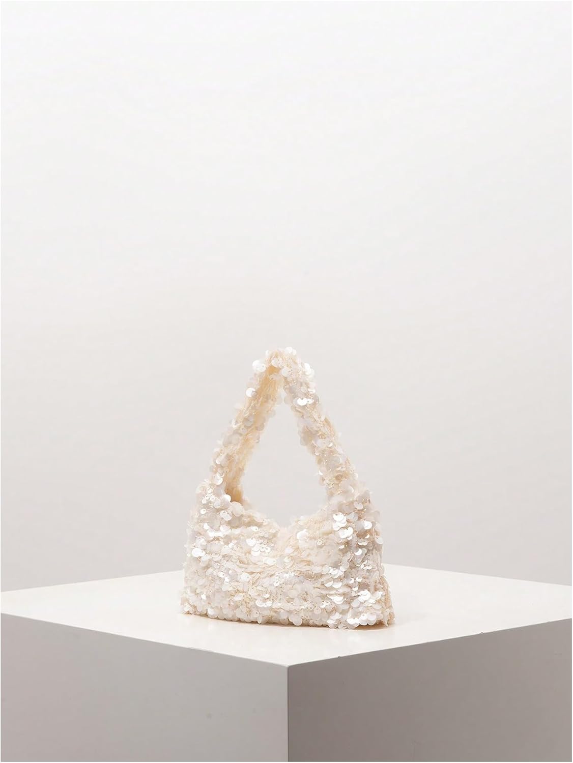 Floerns Women's Elegant Shiny Sequin Hobo Bags Sparkly Summer Party Cute Mini Handbag - Image 2