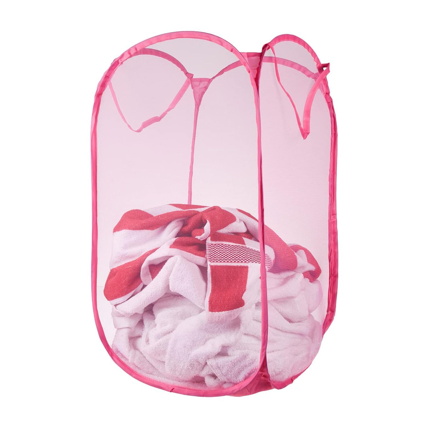 Perpetual Net Laundry Bag Foldable and Collapsible with Easy to Carry Handle- for Home, Dorms, Hostel, Toy Storage (Multicolor) 30 Liter (Pc1) (B0D2HJRN1B) Amazon Price History, Amazon Price Tracker