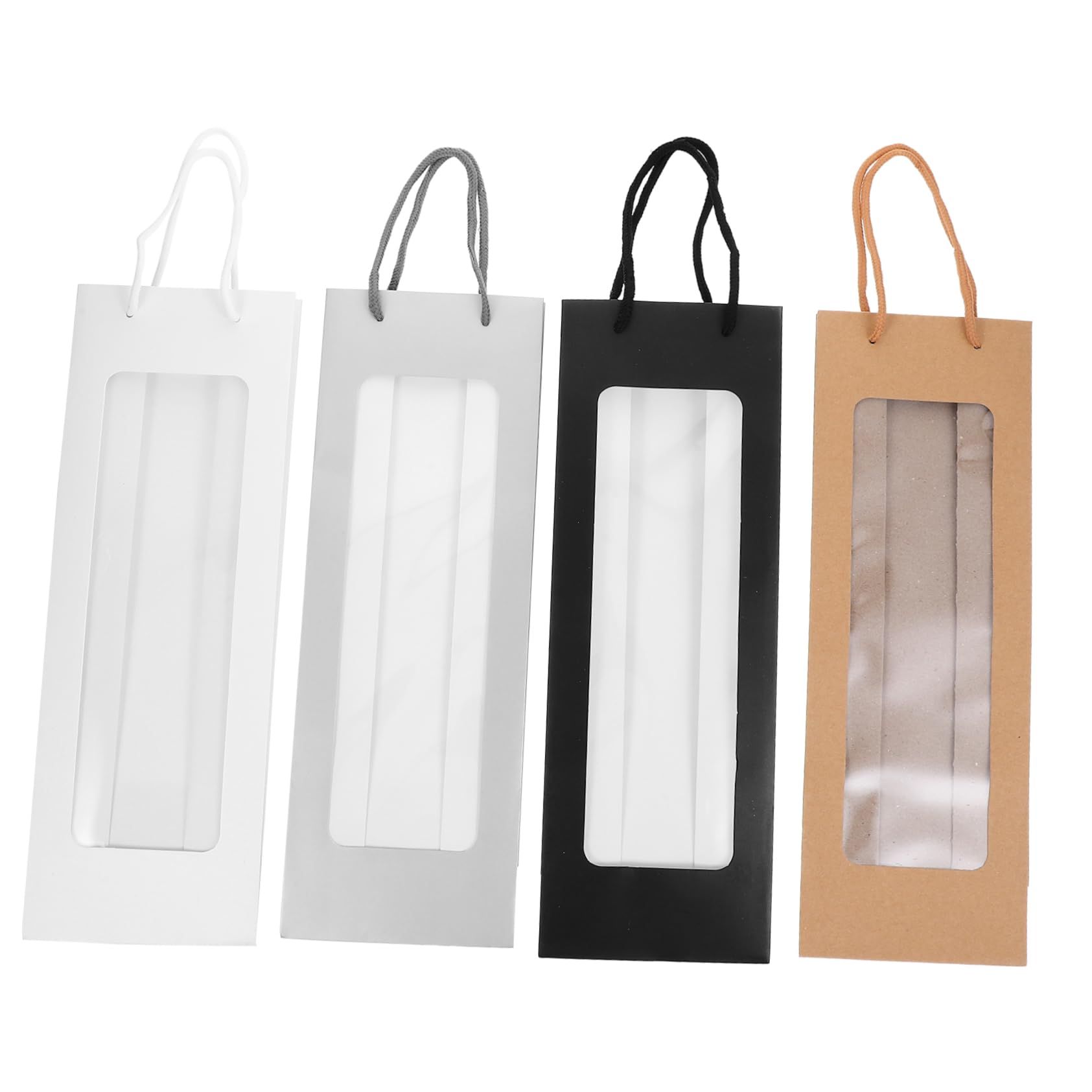 TOPBATHY 5 Ensembles Pochette Sachet Scellable Pour À Vin Range Bouteille Porte Bouteille D' De Bouteilles De Vin Rouge Papier 4 Pièces * 5