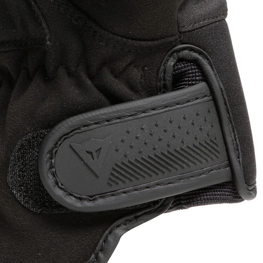 Dainese Stafford D-Dry Gloves, Guantes Moto Transpirables Verano, Hombre, Negro/Antracita, L