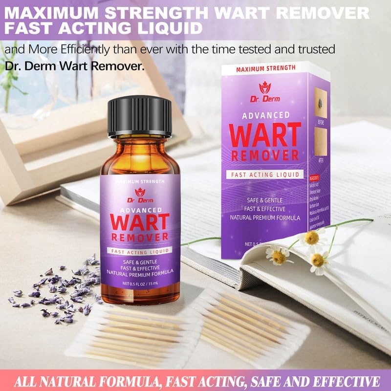 Vista 6 de Fast Acting Gel Wart Remover Freeze Off - Fast-Acting Wart Freeze Off - Wart Removal for Plantar Wart, Genital Wart, H Warts, Common Wart, Flat