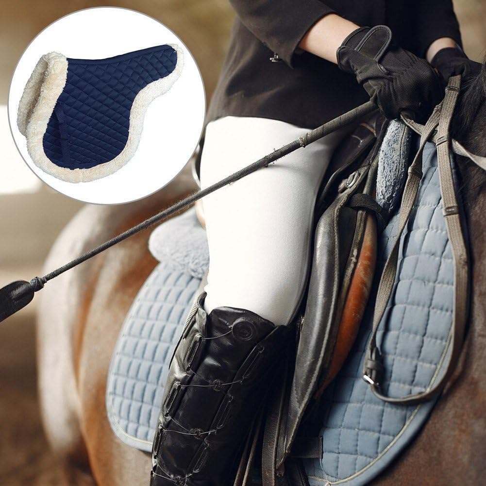 Mantilla Cuadrada De Ante De Felpa - Mantillas Inglesas para Caballos - Equipos Y Accesorios para Equitación Ecuestre
