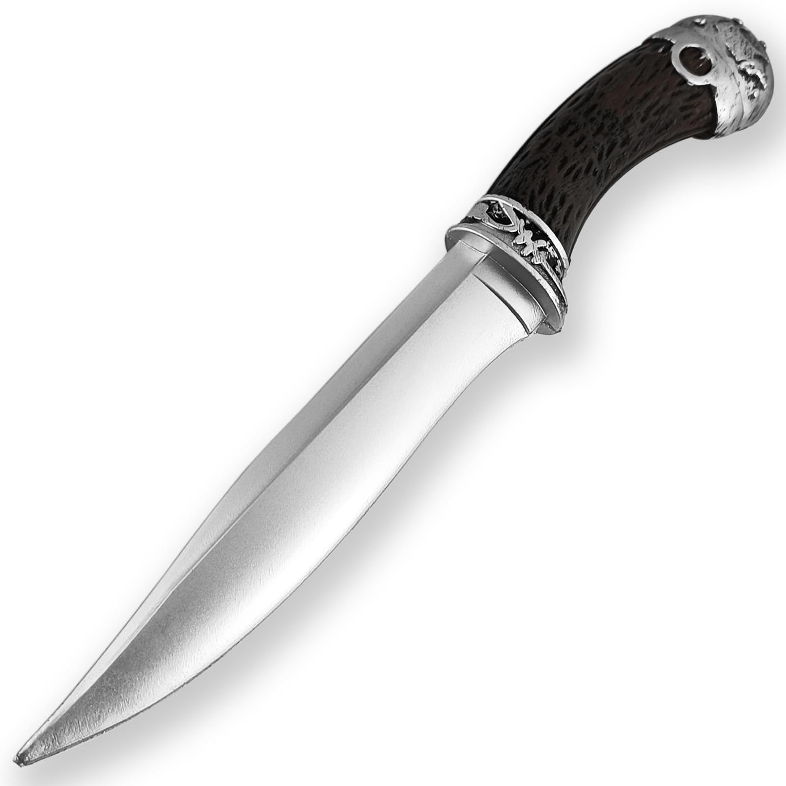 EaciTown Cosplay Dagger Curved-handle Medieval Knife Foam Short Sword for Halloween Pirate Cosplay Play Fighting Costume