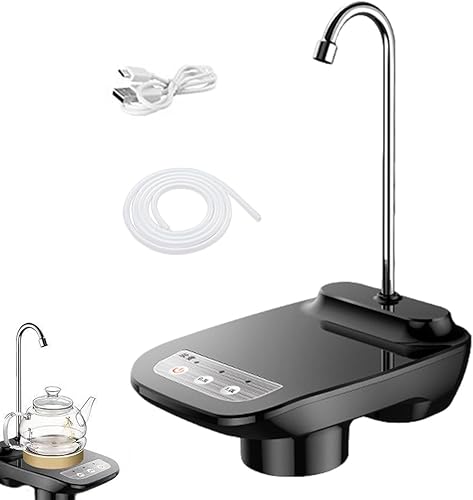 MKYOKO Dispensador de botellas de agua de mesa Bomba de agua automática con cargador USB para botellas, bomba automática de agua potable para