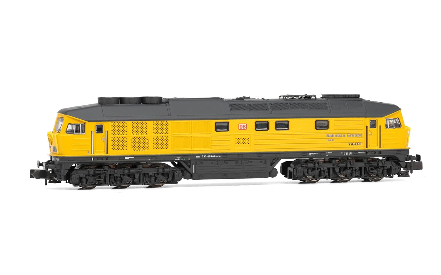 Arnold HN2601 DB Bahnbau, diesel locomotive 233 493-6, yellow livery, ep. VI Loco - Diesel