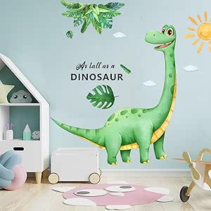 Calcomanías De Dinosaurios Para Pared: Decoración Infantil