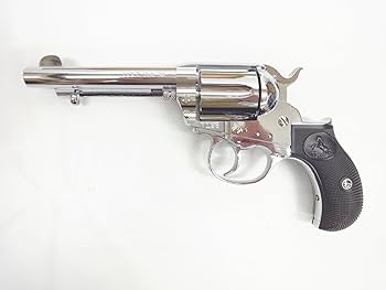 HWS製　COLT M1877 LIGHTNING 4.5インチ　SV完成品 Hartford Colt Lightning M1877 Revolver ABS All Silver 4.5 inch