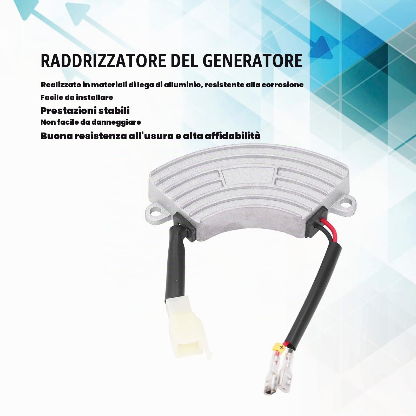 Buachois Raddrizzatore Regolatore di Tensione Automatico,250V 220UF AVR per Gruppo Elettrogeno a Benzina Monofase 2-3KW Gruppo Elettrogeno Diesel
