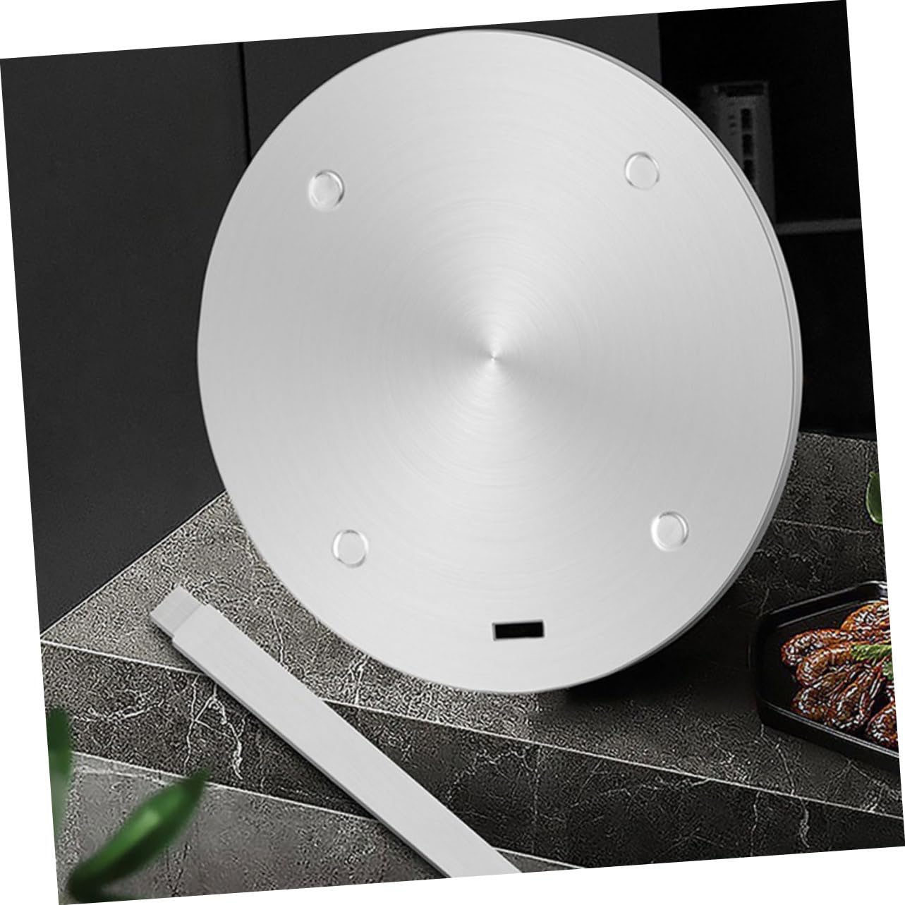 Placa Difusora de Calor Adaptador Resistente Fácil de Operar y No se Deforma de Acero Inoxidable 1 Set para Cocina de Inducción para Uso Doméstico