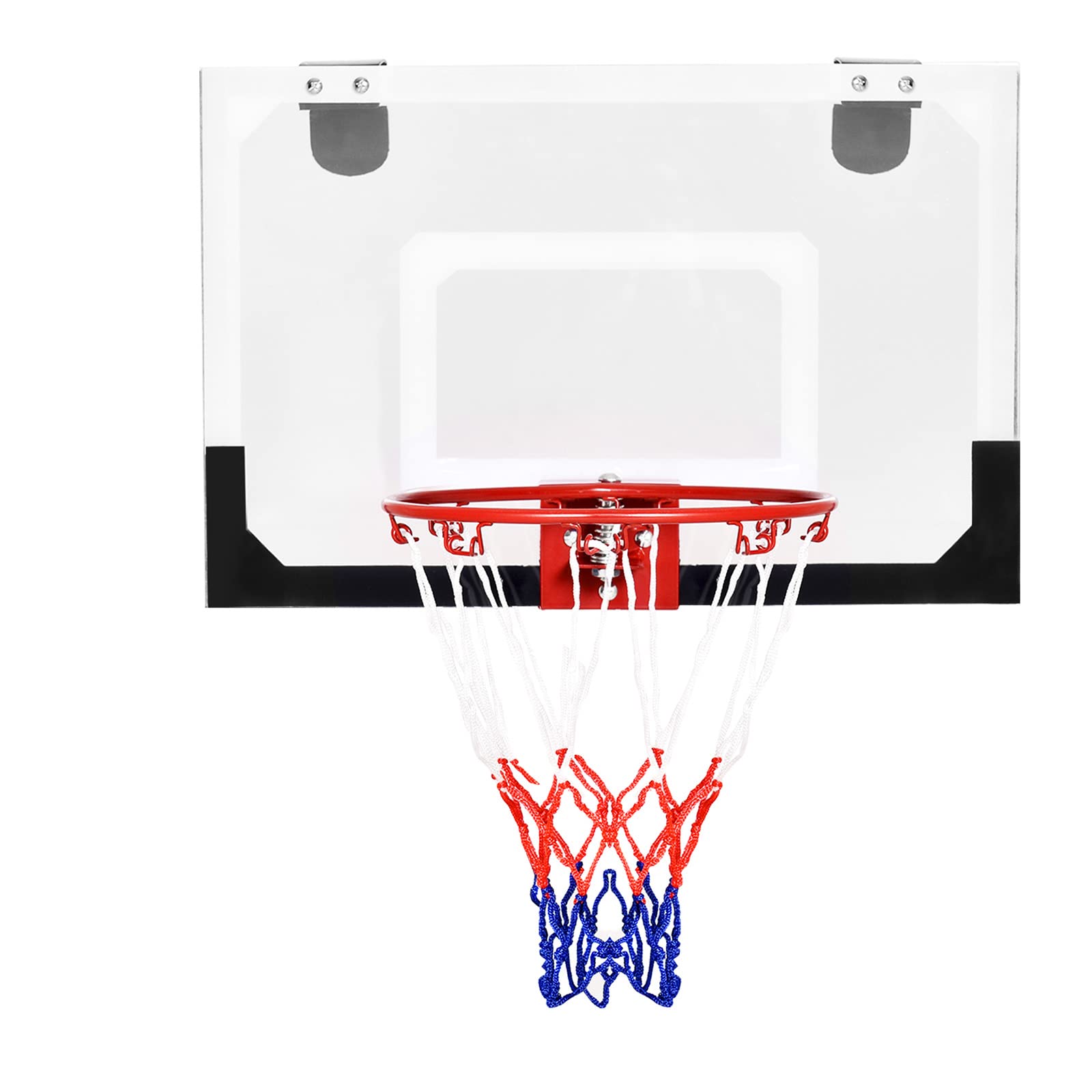 Maxmass Wall Mount Basketball Hoop Backboard Set, Mini Basketball Hoop Over The Door, Shooting Ball Game Sport for Kids Boys Girls
