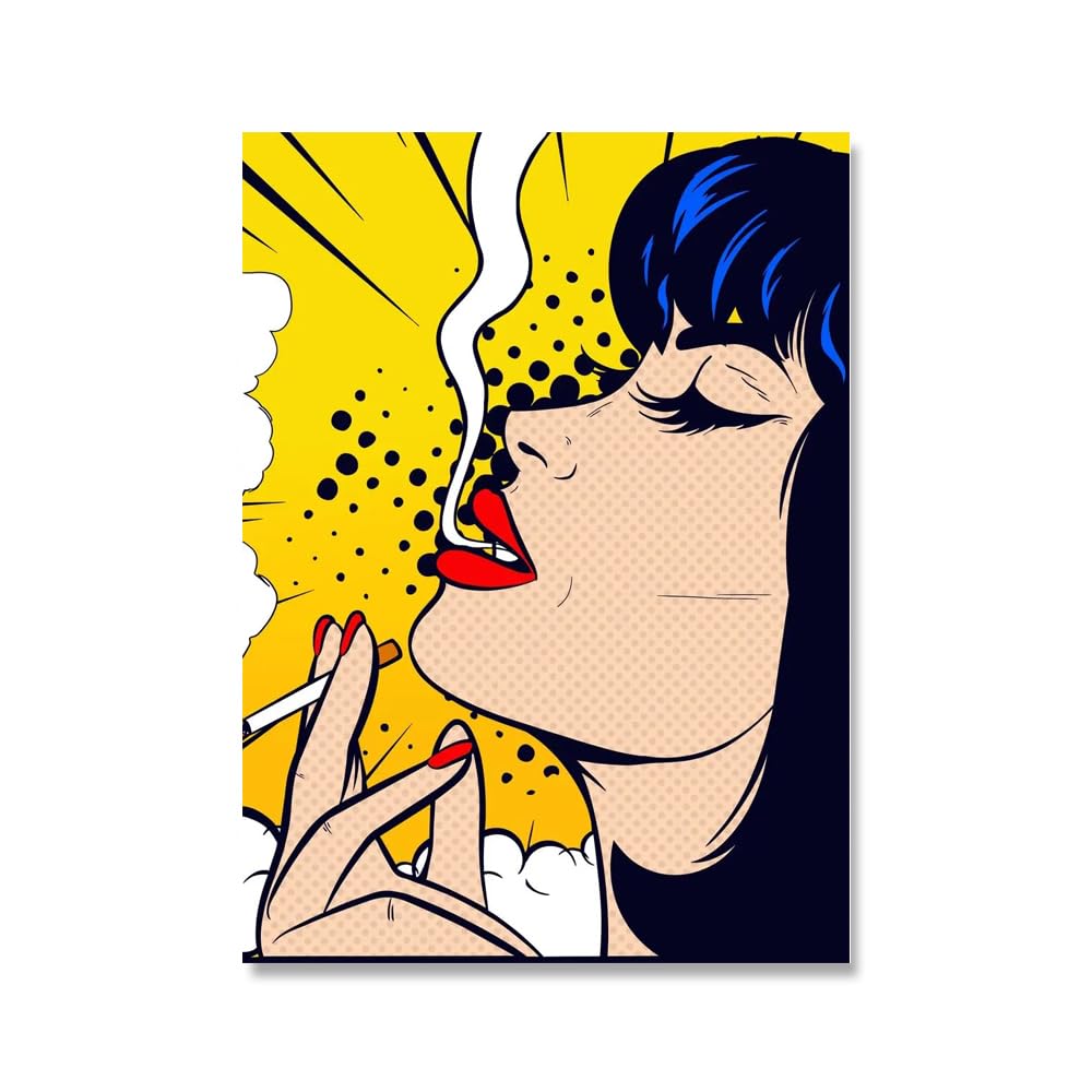 Pop Art Roy Lichtenstein Posters Meisje Wall Art Omg! Abstract Canvas Schilderij Roy Lichtenstein Prints Voor Home Decor Foto 40x60cm Geen Frame