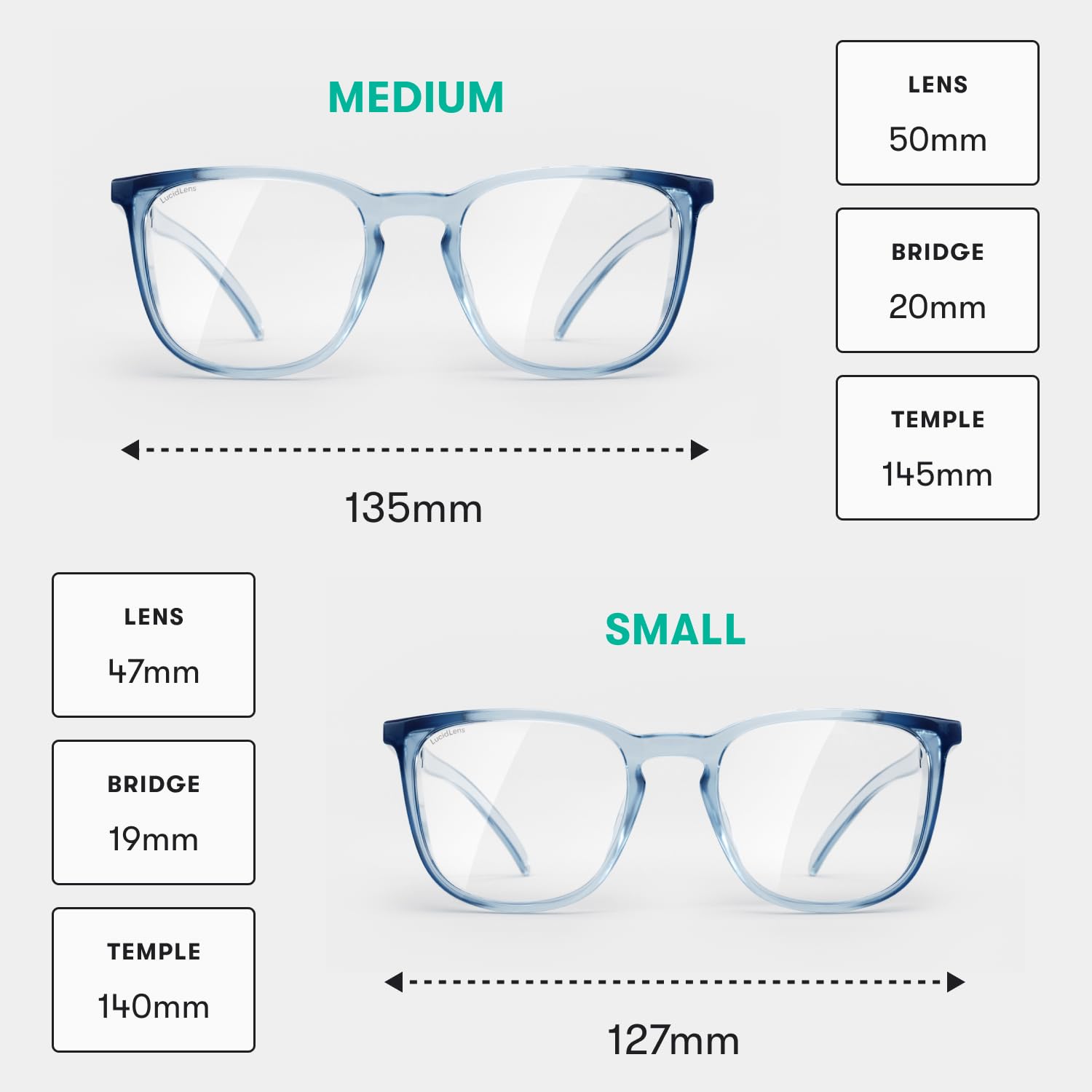Condition photo showing New/Like New for stoggles square z87.2 certified polycarbonate kids fit safety glasses, scratch & shatter-proof, blue-light & uv blocking lens, top & side shields, anti-fog dip coated, protective & stylish eyewear small sky blue
