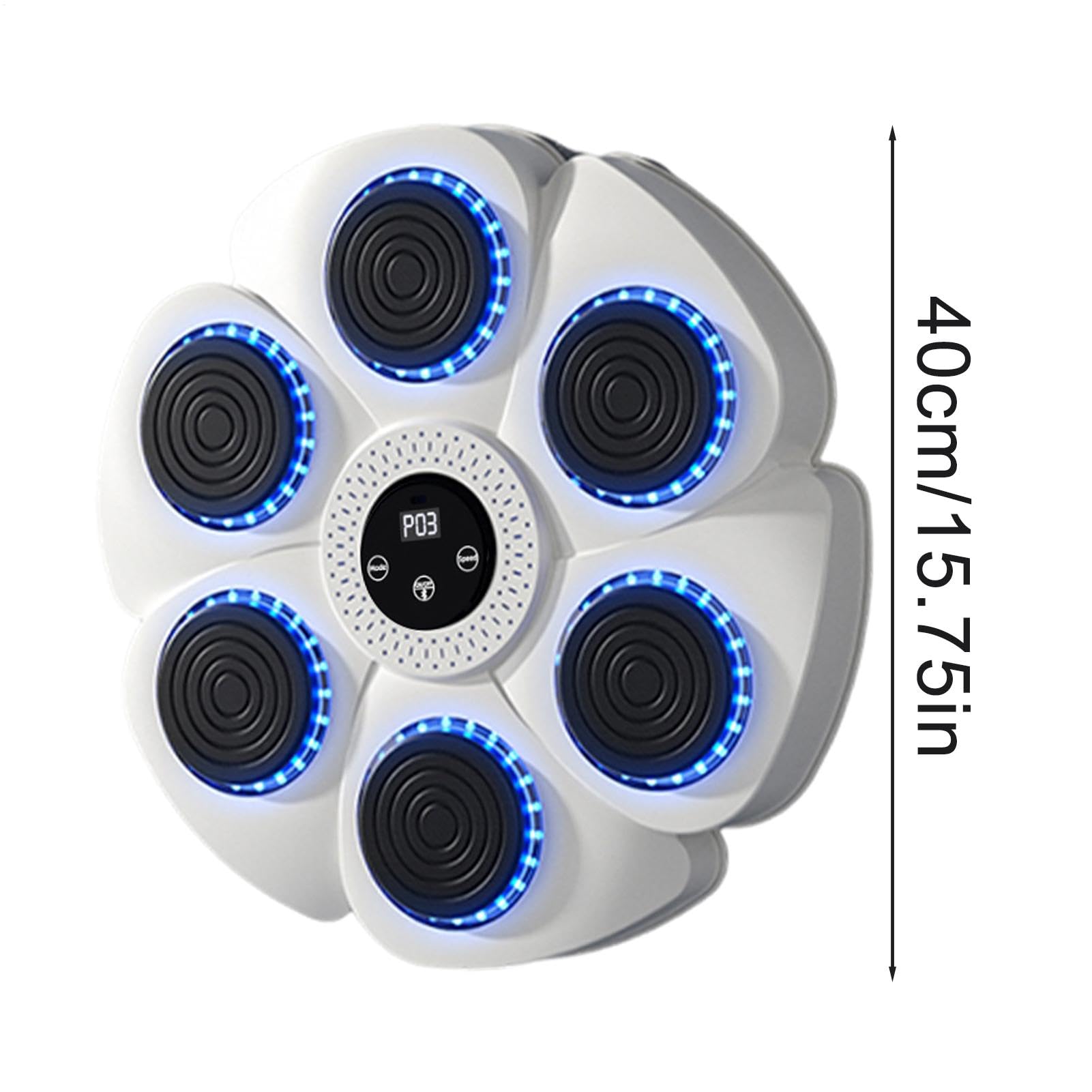 Music Boxing Machine | Macchina da Boxe Musicale | Macchina da Allenamento Musicale | Macchina Elettronica A LED | Tira Pugni con Musica | 9 modalità, 18 velocità | per Adulti E Bambini