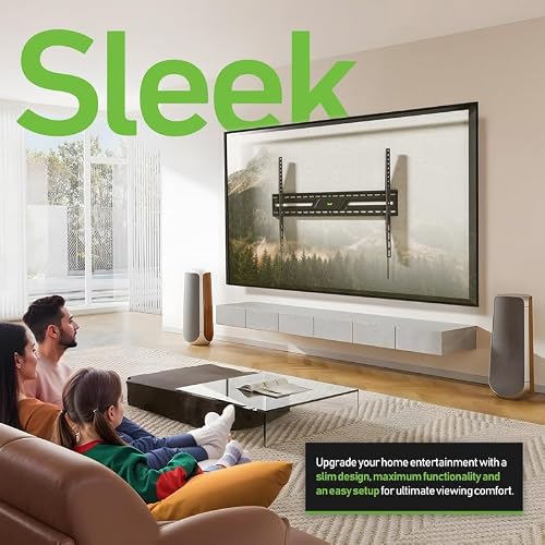 Ultra Slim Flush TV Wall Mount Bracket for Samsung S90D Series OLED 4K UHD Smart Tizen QN77S90FAFXZA 77Inch - 1.2\" Low Profile, Industrial Grade 165lbs, Easy Installation