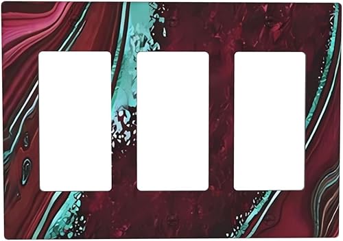 Miniatura 125 de Deep Blue Sea Turtles 1 Gang Outlet Covers Duplex Receptáculo Placa de pared Decorativa Eléctrica Placa Delantera Interruptores de Luz para Cocina