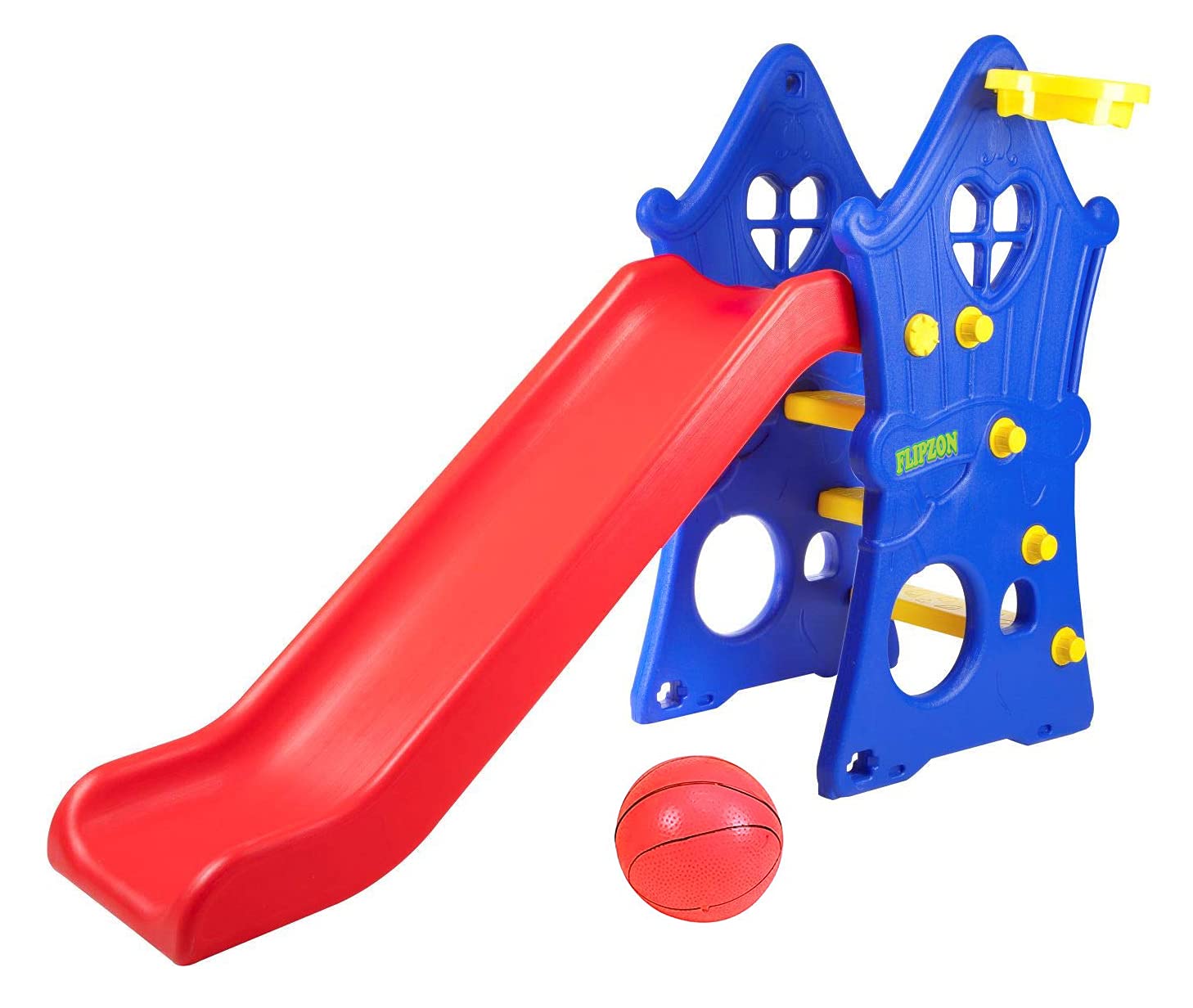 See full amazon price history chart for FLIPZON Hut Shape Toy Slide for Kids at Home and School with Basket Ball Ring Indoor-Outdoor (L-145 cm x B-46 cm x H-103 cm)(Foldable) (Plastic), Multicolor FLIPZON Hut Shape Toy Slide for Kids at Home and School with Basket Ball Ring Indoor-Outdoor (L-145 cm x B-46 cm x H-103 cm)(Foldable) (Plastic), Multicolor (B099RPKC16) Amazon Price History, Amazon Price Tracker