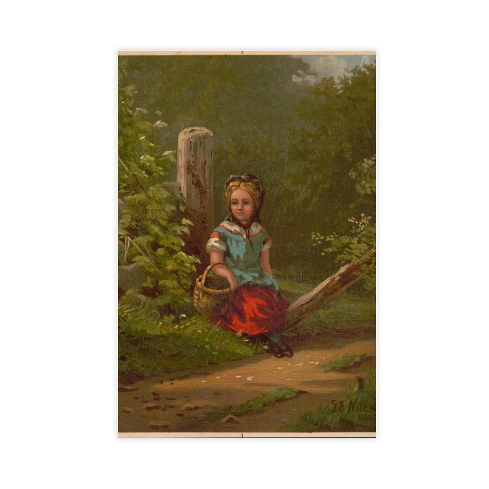JFECTH Rest on The Roadside Canvas Poster for Bedroom Decor Gift