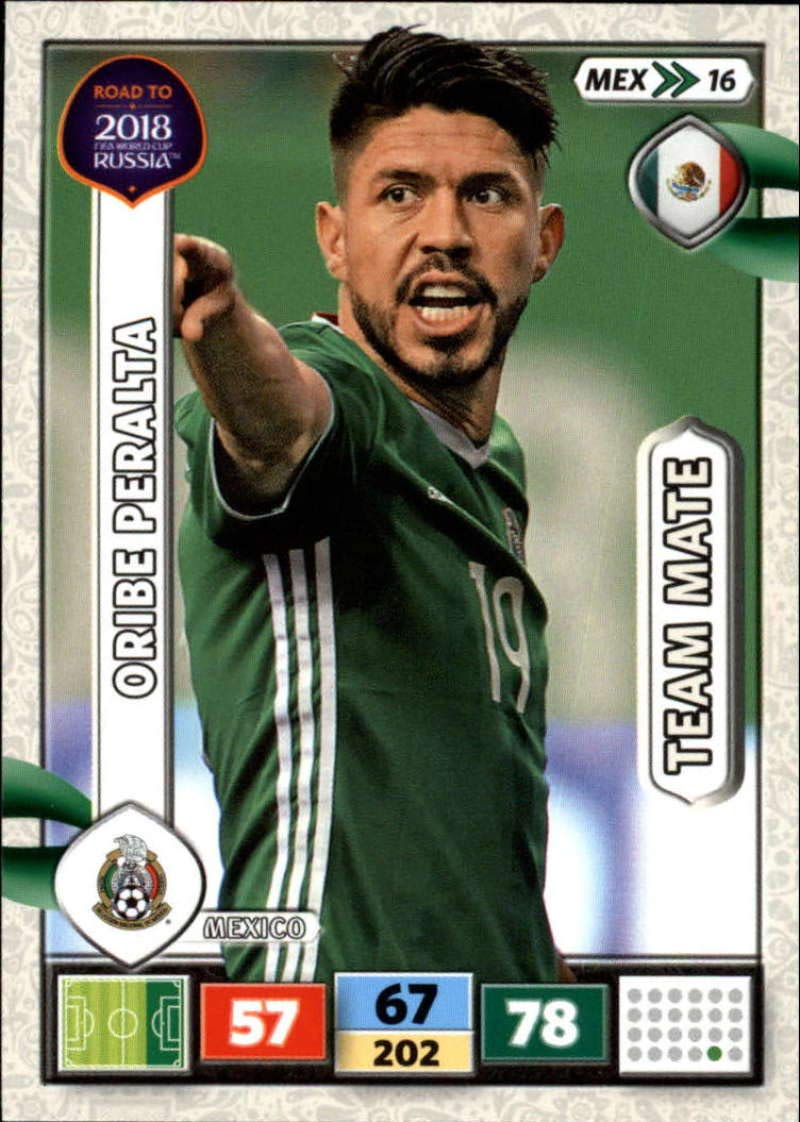 Amazon.com: 2017 Road to World Cup 2018 Adrenalyn XL Soccer #MEX16