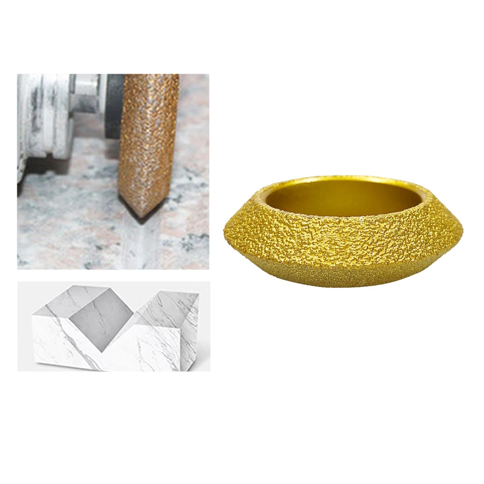 Grinding Wheel Diamond Cup Grinder, V Shaped Groove Grinding Wheel Disc,Edge Profile Sanding Disc for Angle Grinders Granite, 20mm