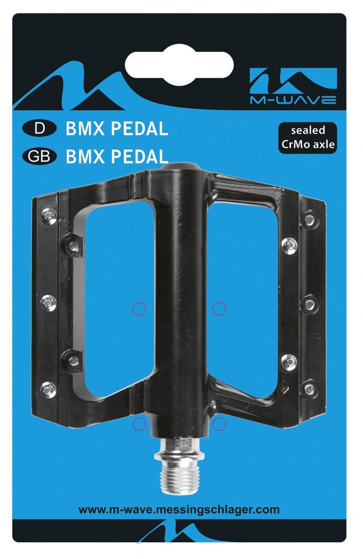M-Wave Flatpedals Pedale BMX Singlespeed MTB Aluminium Sport & Freizeit
