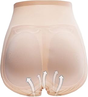JTRHD Pantalones Levantacola Acolchados Nalgas Naturales Color de la Piel Carne Fake Thit Butter Nitocks High Cintura y Nalgas amortiguadas Ropa Interior Fajas (Color : Flesh-Colored, Size : Large)