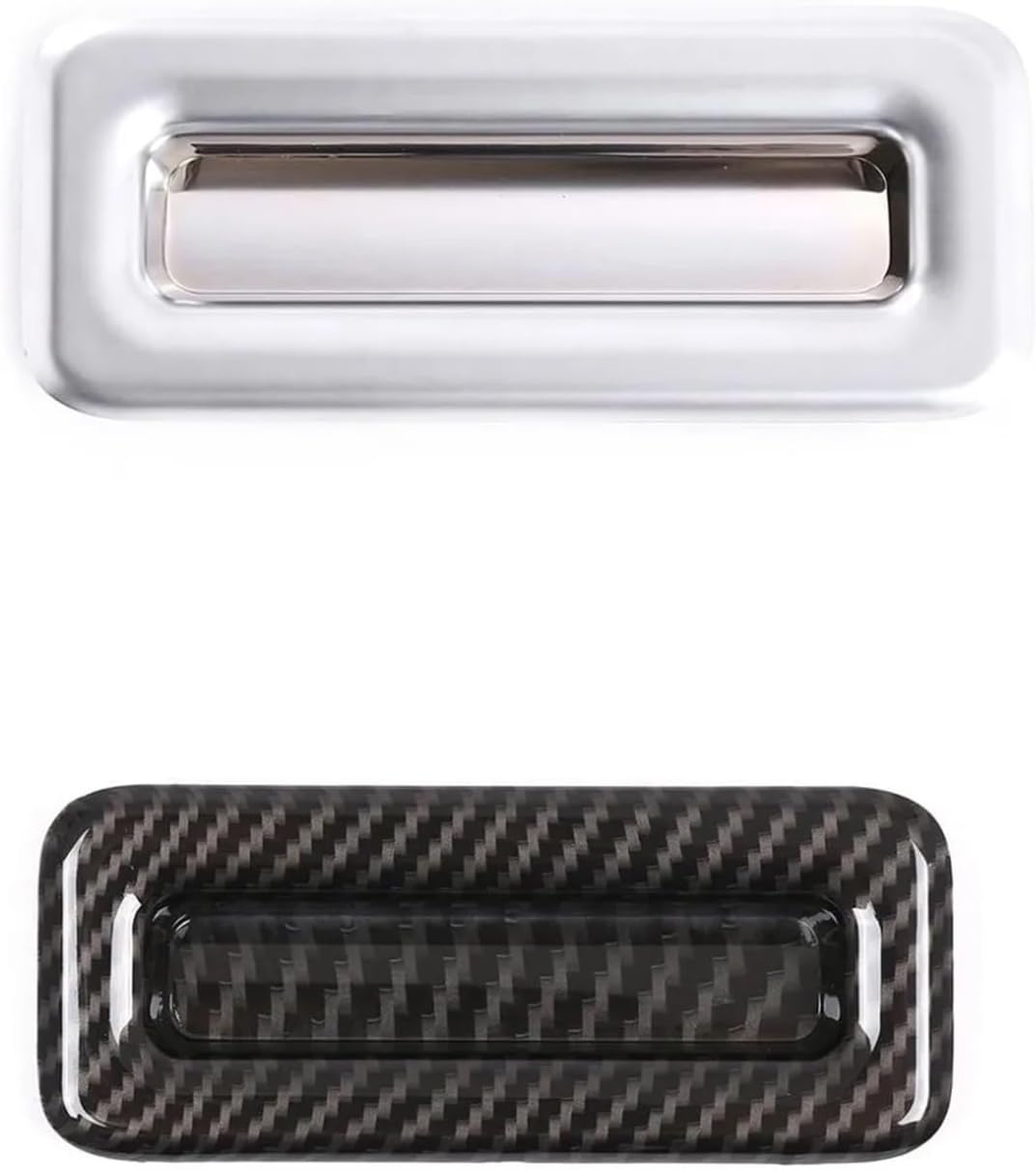 for bmws 1 3 Series E90 E91 E92 E93 2005-2011 ABS Carbon Fiber Interior Sunroof Switch Frame Handle Cover Trim ST Car Accessories(Silver)