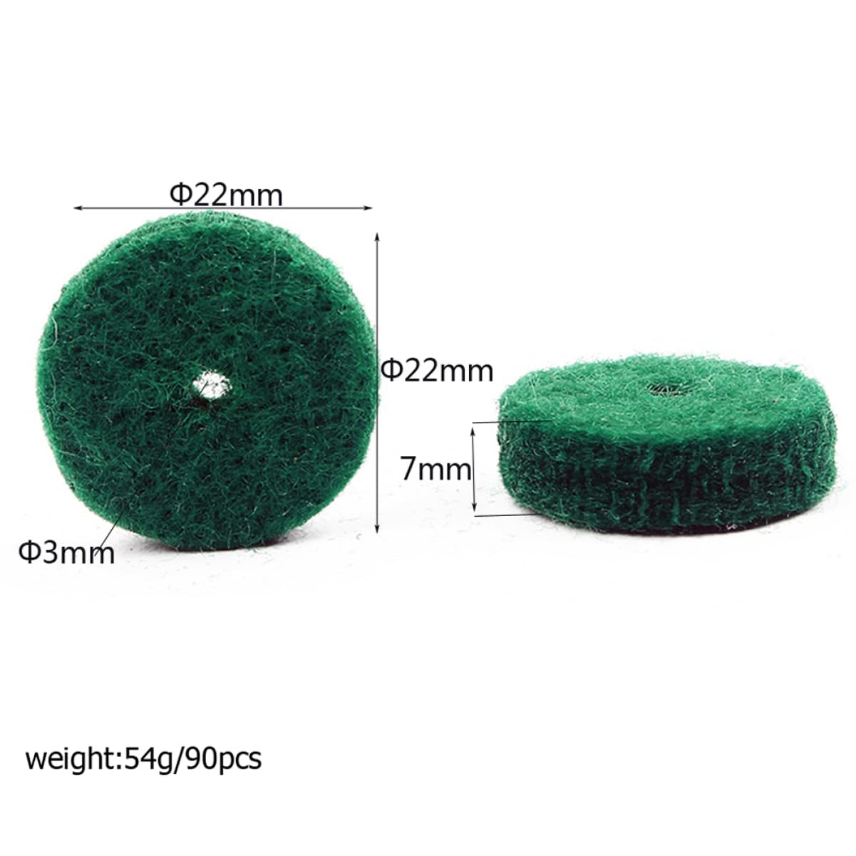 Toddmomy 90 Pcs Piano Keyboard Washers Green Felt Repair Parts for Piano Leveling Essential Accessories and Performance Improvement