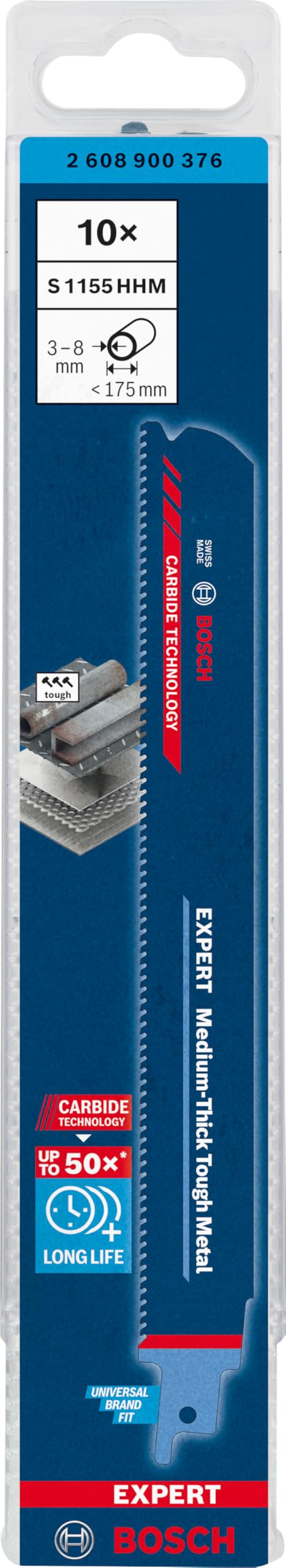 Bosch 2608900376 Lame per Seghe Universali, 225 mm