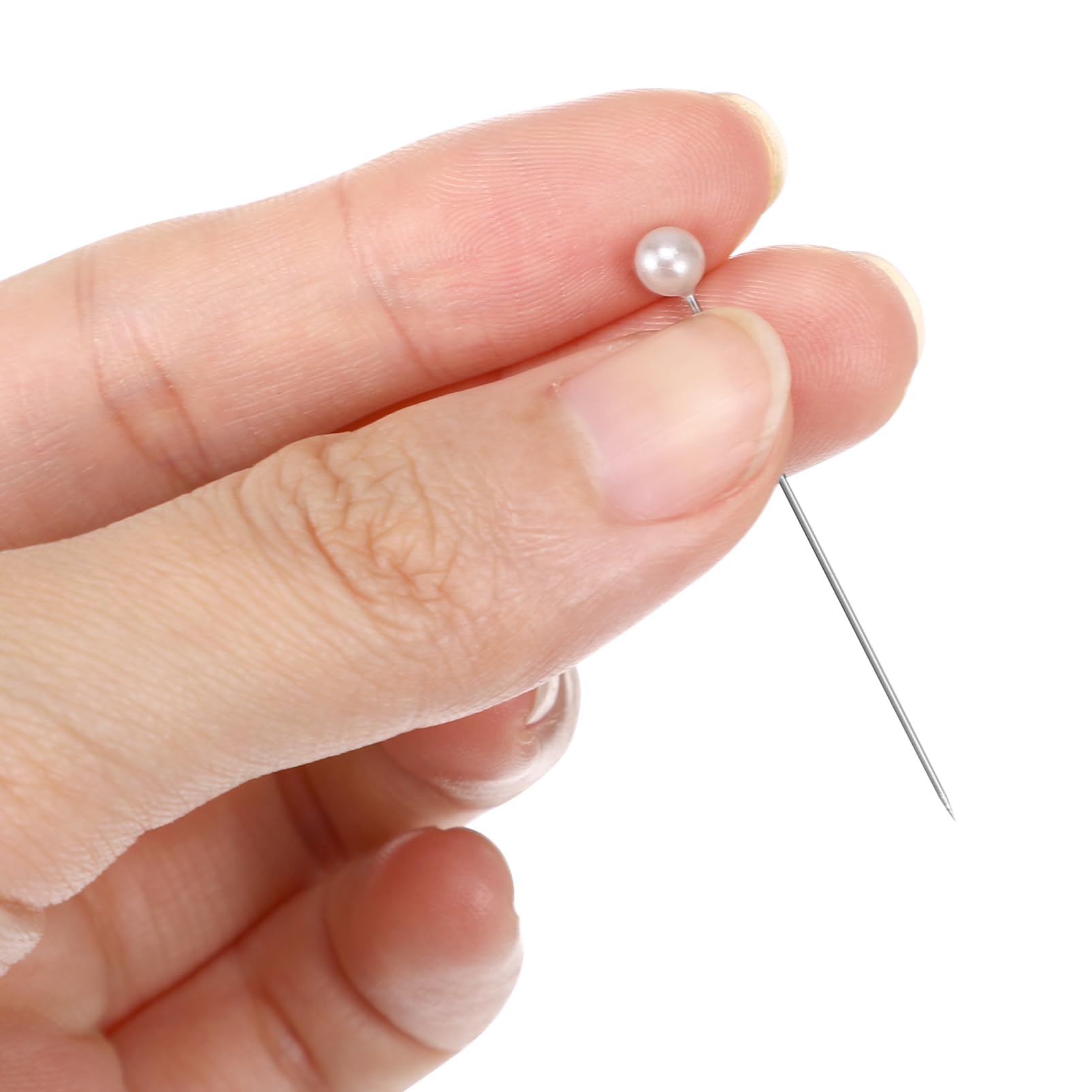 Homoyoyo Alfileres de Cabeza Perlada para Coser y Manualidades, Metálicos, 100 Piezas para Marcar y Decorar en Proyectos de Costura