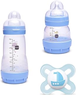 MAM Easy Start Anti-Colic Baby Bottle Starter Set, Boy