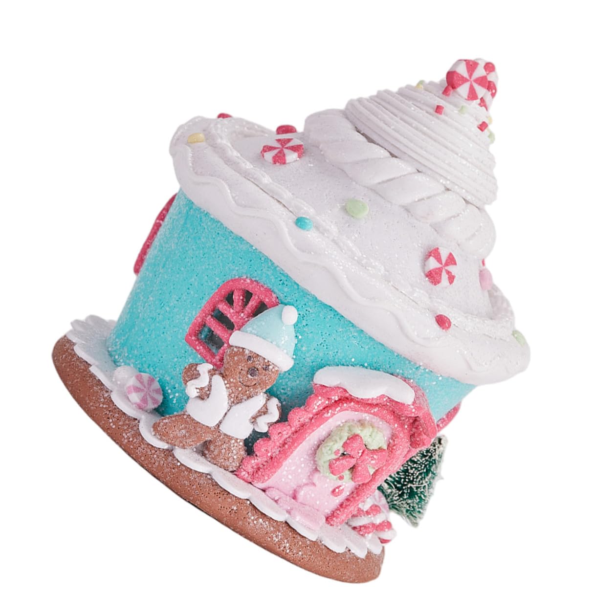 Château en Soft Clay pour Centre de Table Festive et Ambiance de Village Épice de Noël